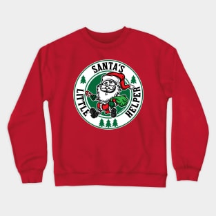 Santa's Little Helper Mascot Crewneck Sweatshirt